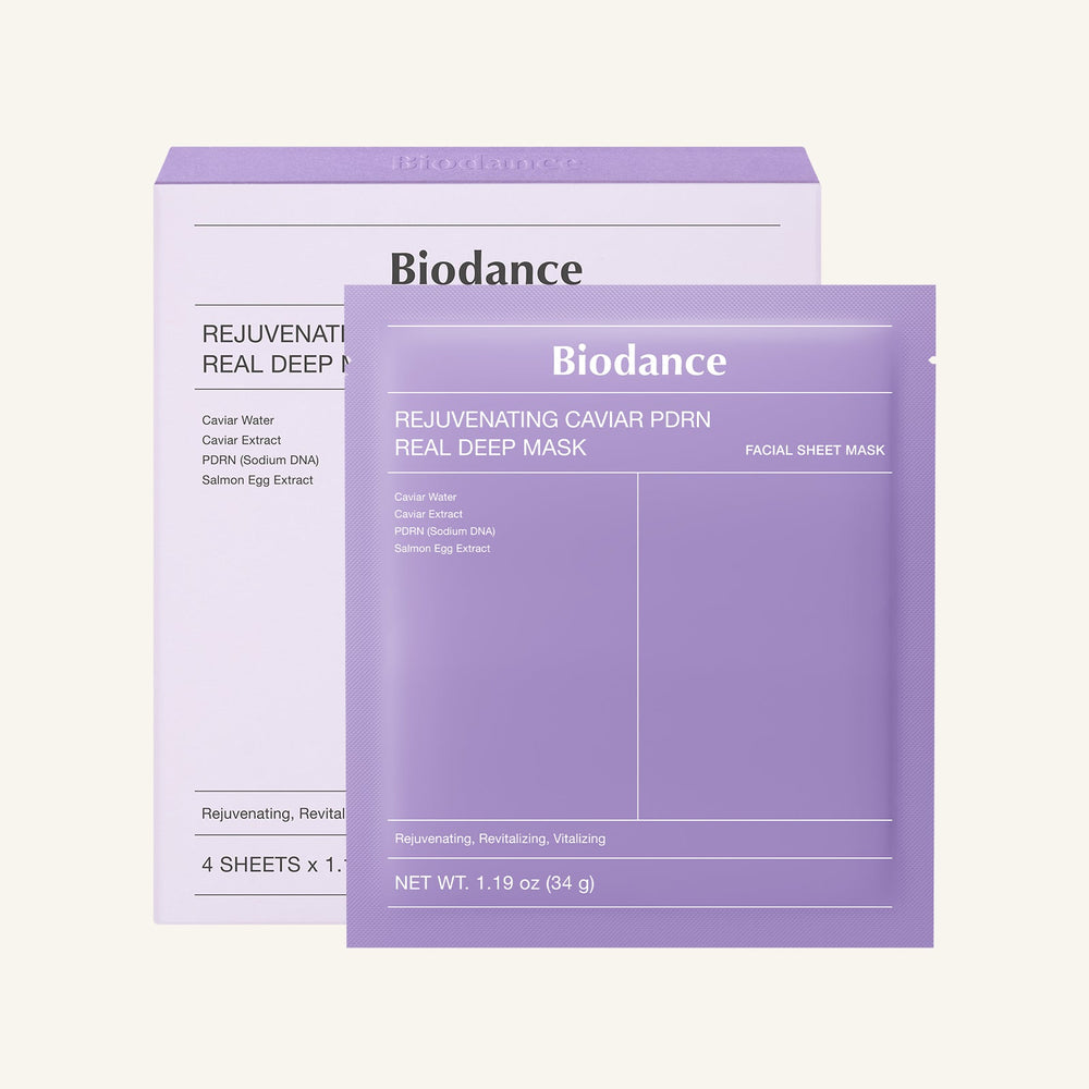 Biodance Rejuvenating Caviar PDRN Real Deep Mask, 34 g x 4 Sheets