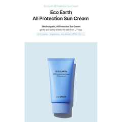 The Saem Eco Earth All Protection Blue Light Sun Cream SPF50+ 50g