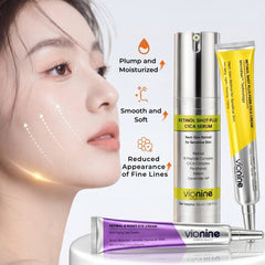Vionine Night Care Trio Set | Retinol Serum + Retinal Face Cream + Retinal Eye Cream