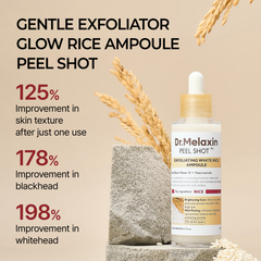 Dr.Melaxin Peel Shot Exfoliating White Rice Ampoule, 80 ml - Dr.Melaxin K-Beauty view 3