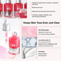 Anua Niacinamide 10% + TXA 4% Dark Spot Correcting Serum, 30 ml / 1.01 fl oz