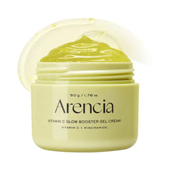 Arencia Vitamin C Glow Booster Gel Cream, Brightening Moisturizer, 50 g