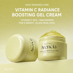 Arencia Vitamin C Glow Booster Gel Cream, Brightening Moisturizer, 50 g