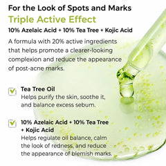 Purito Seoul Azelaic Acid 10 Kojic & Tea Tree Serum, 30 ml / 1.01 fl oz