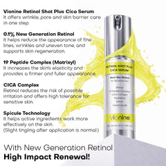 Vionine Retinol MicroShot™ Plus Cica Serum 50 mlx2 Pcs