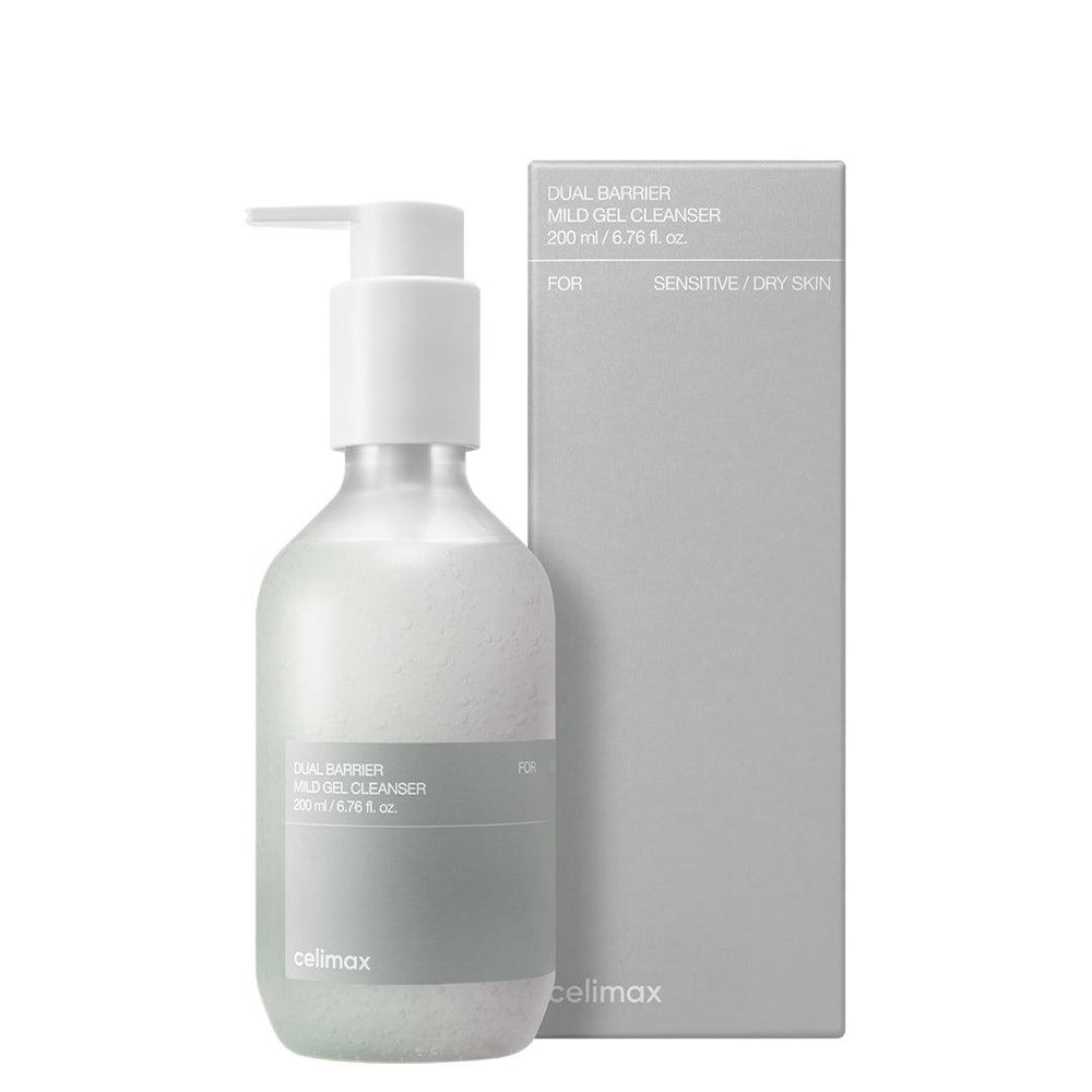 Hassas ve Kuru Ciltleri Nemlendiren Nazik Jel Temizleyicii - Dual Barrier Mild Gel Cleanser 200 mL - Celimax - Vionine
