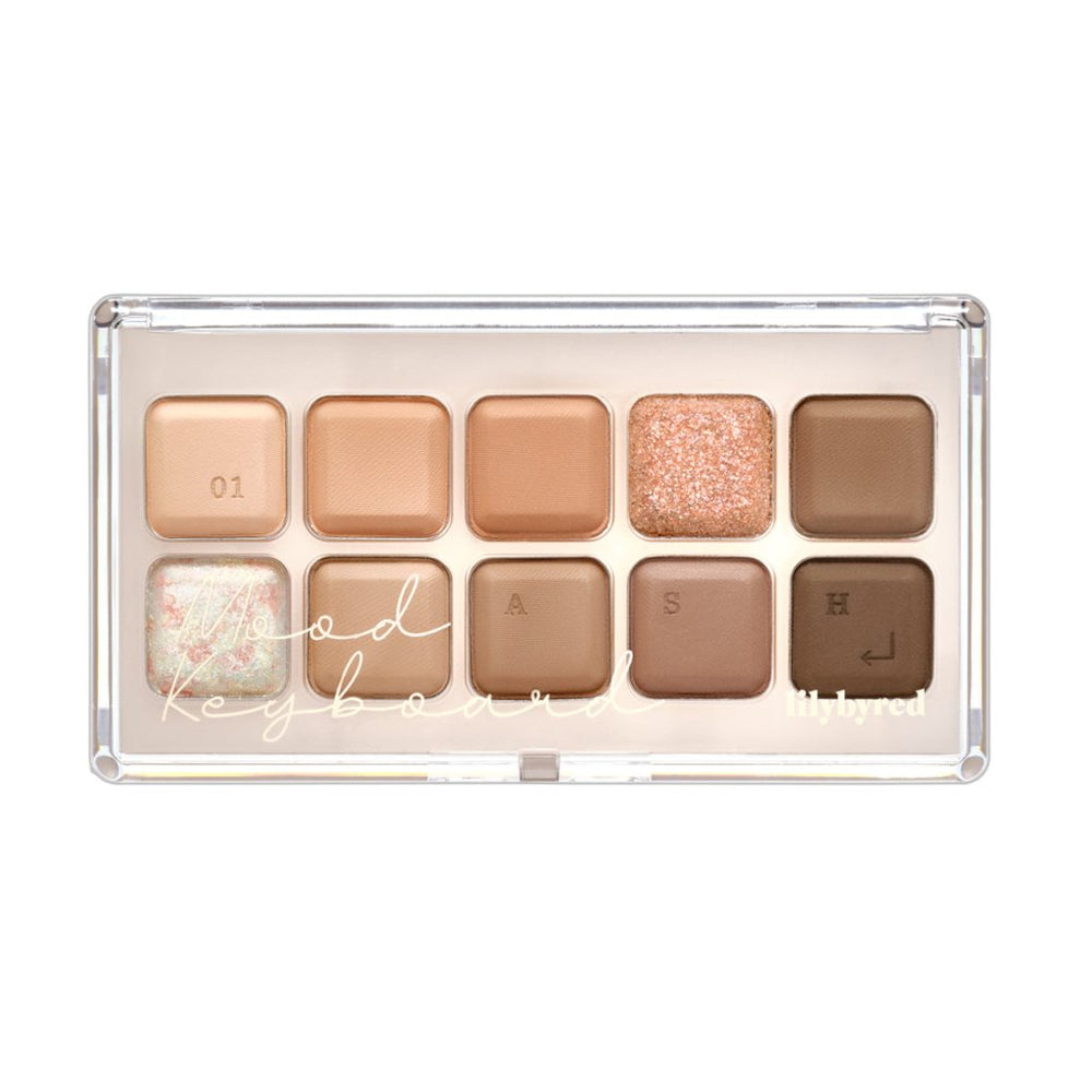 Lilybyred Mood Keyboard / 10’lu Göz Farı 01 Ash Cinnamon - Lilybyred - Vionine