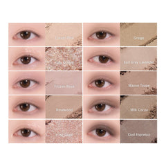 Lilybyred Mood Keyboard / 10’lu Göz Farı 02 Ash Mauve - Lilybyred - Vionine