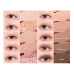 Lilybyred Mood Keyboard / 10’lu Göz Farı 07 Rose Dial - Lilybyred - Vionine