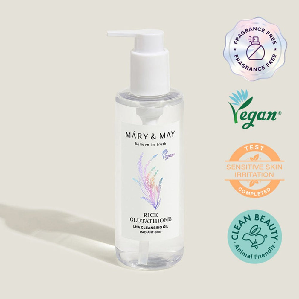 Mary & May Rice Glutathione LHA Cleansing Oil 200ml - Mary & May - Vionine