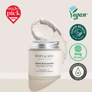 Mary&May Vegan Lemon Niacinamide Glow Wash off Pack 125g