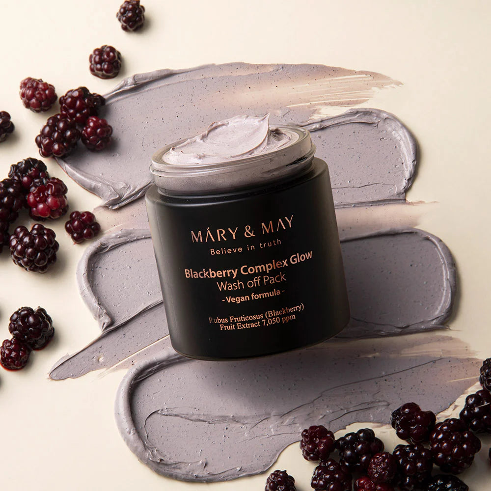 Mary&May Blackberry Complex Glow Wash-Off Pack 125g