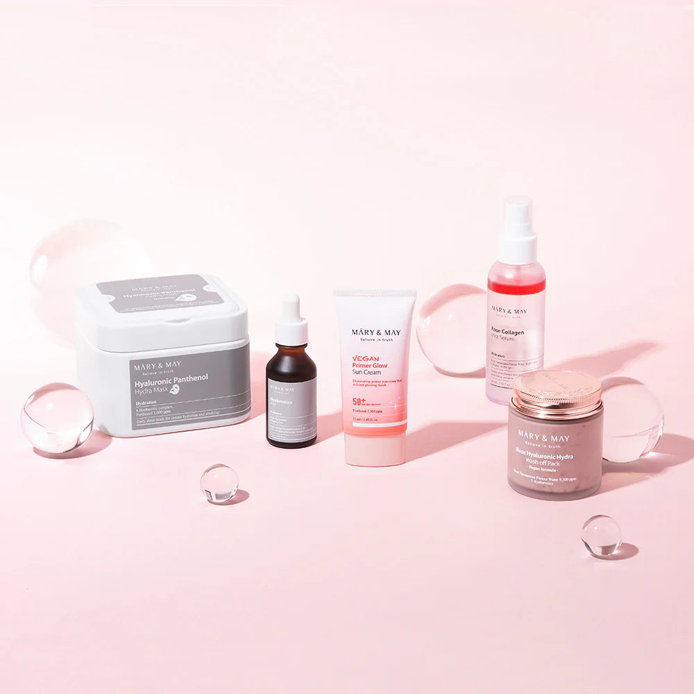 Mary&May Vegan Rose Hyaluronic Hydra Wash off Pack 125g