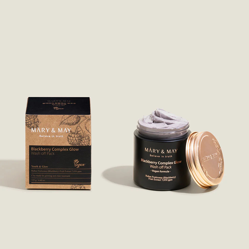 Mary&May Blackberry Complex Glow Wash-Off Pack 125g