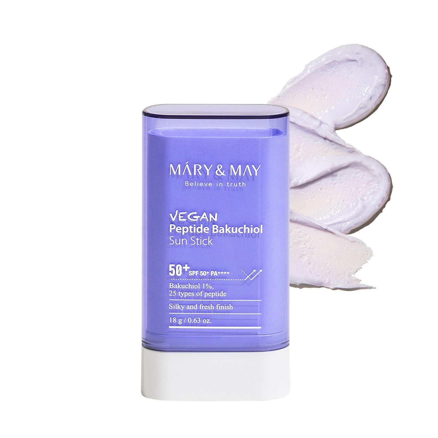 Mary & May Vegan Peptide Bakuchiol Sun Stick SPF50+ PA++++ (18 g)