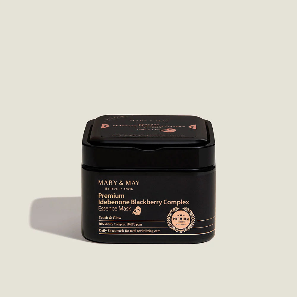 Mary&May Premium Idebenone Blackberry Complex Essence Mask (20 Sheets)