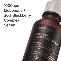 Mary & May Idebenone + Blackberry Antioxidant Brightening Serum 30 mL