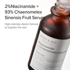 Mary & May Niacinamide + Chaenomeles Sinensis Serum – 30ml