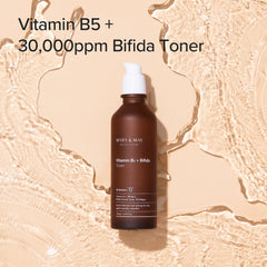Mary & May Vitamin B5 + Bifida Toner – 120 mL Hydrating & Barrier-Repair Facial Toner