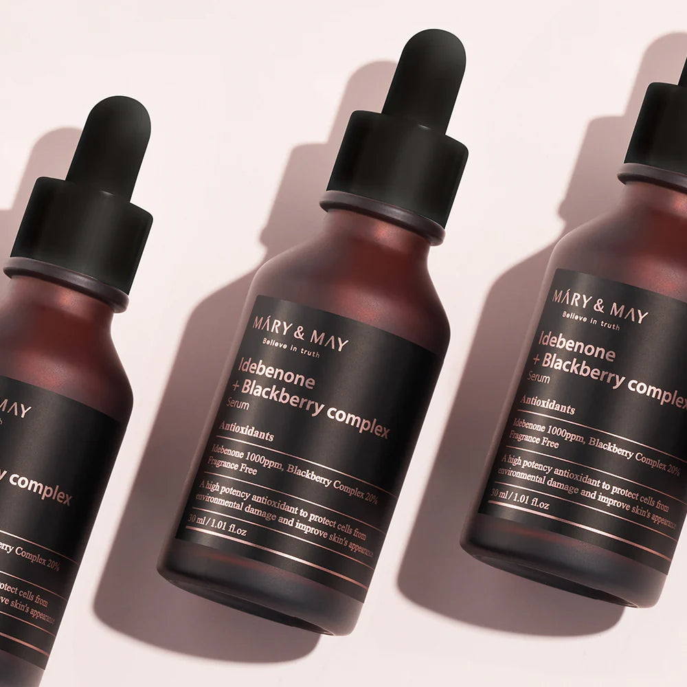Mary&May Idebenone + Blackberry Antioxidant Brightening Serum 30ml