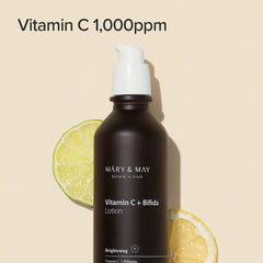 Mary & May Vitamin C + Bifida Lotion 120ml – Brightening & Revitalizing Anti-Dark Spot Lotion