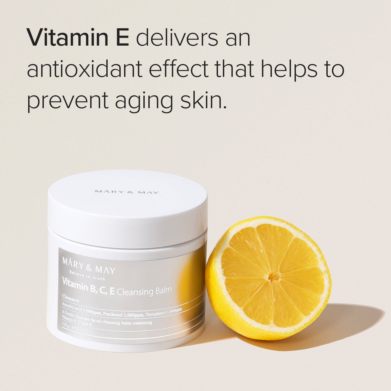 Mary & May Vitamin B, C, E Cleansing Balm – 120g