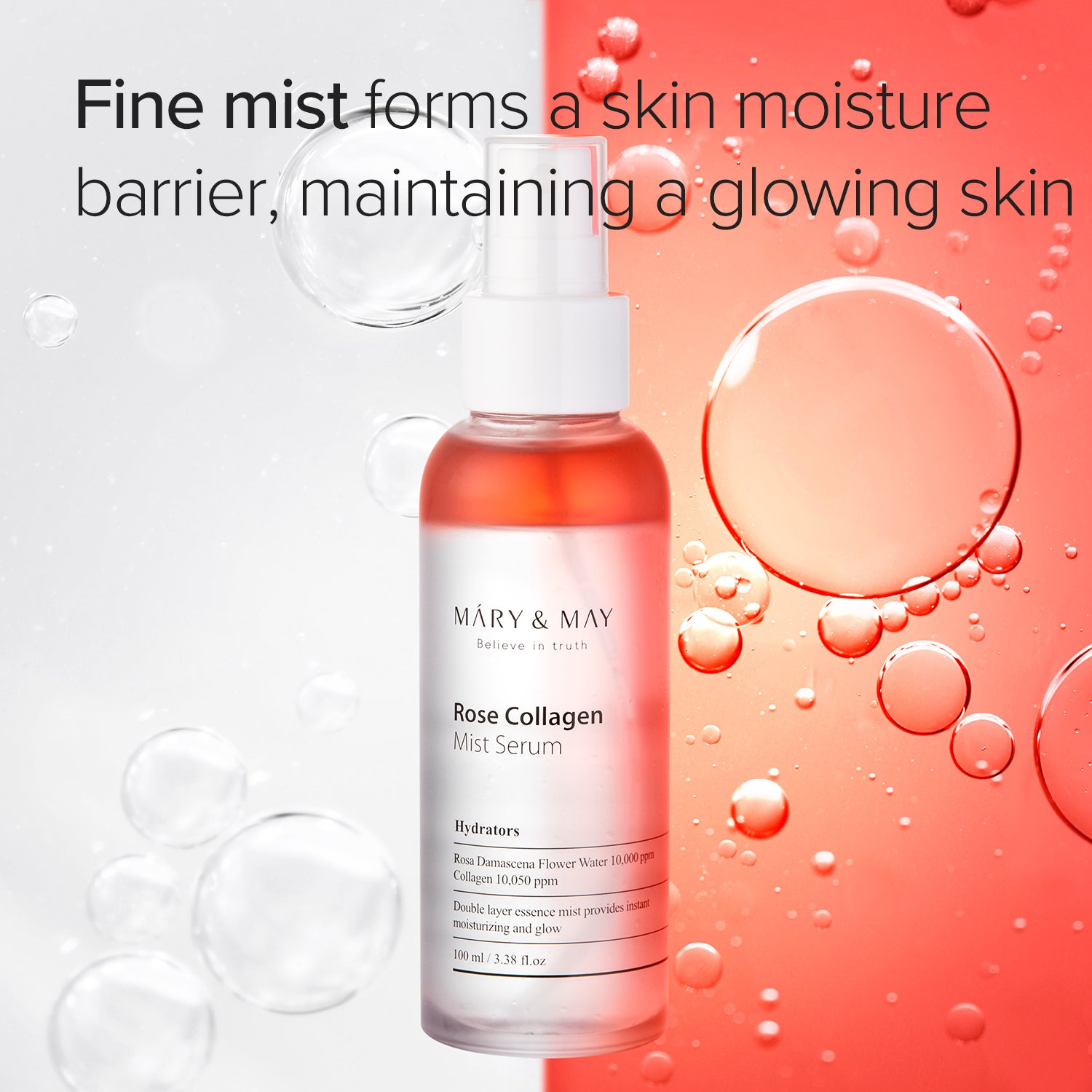 Mary & May Rose Collagen Mist Serum – 100 ml