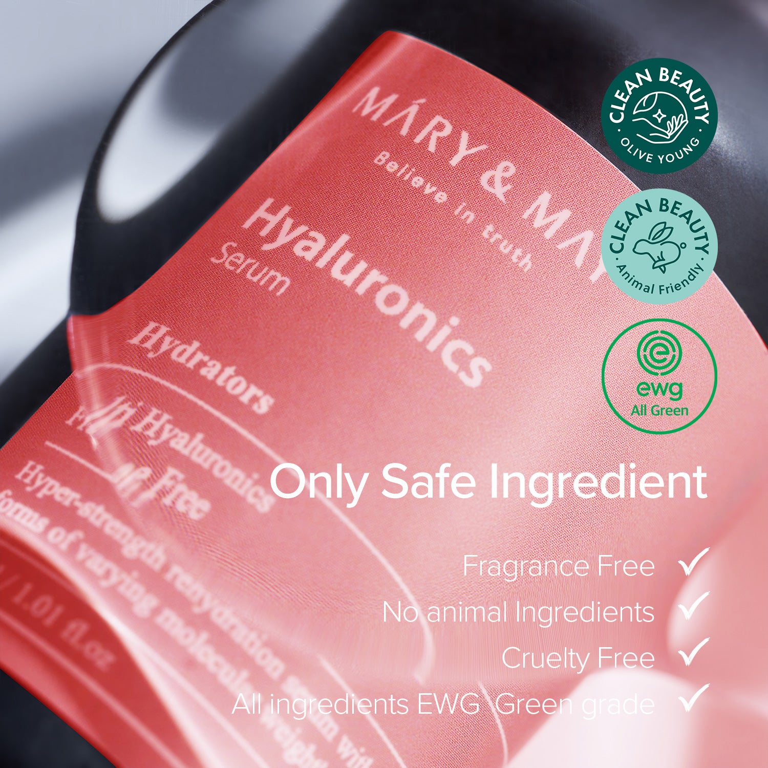 Mary & May Hyaluronic Acid Hydrating Serum 30ml – Deep Moisture & Plumping Care