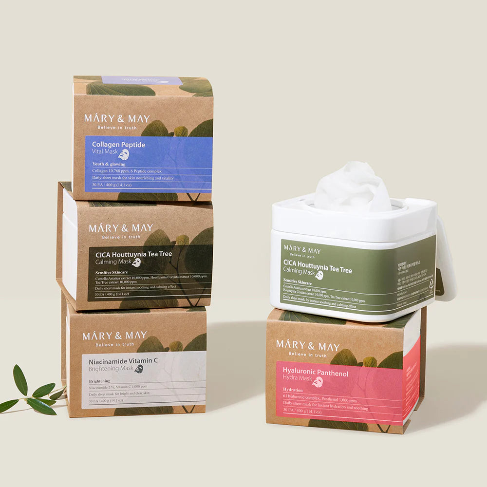 Mary&May Hyaluronic Panthenol Hydra Mask Pack (30 Sheets)