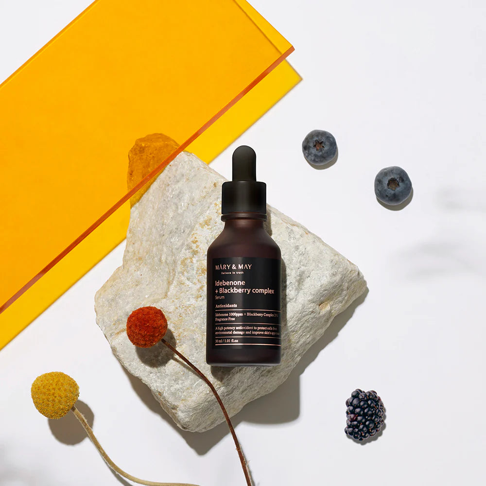 Mary&May Idebenone + Blackberry Antioxidant Brightening Serum 30ml