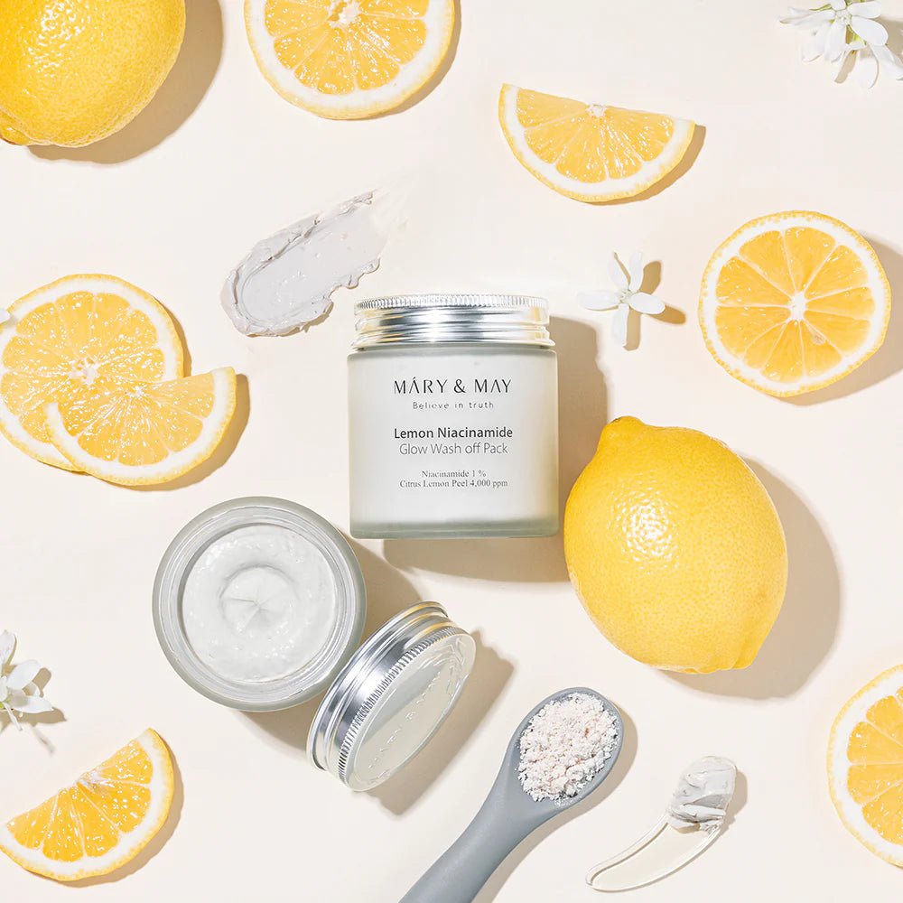 Mary&May Vegan Lemon Niacinamide Glow Wash off Pack 125g