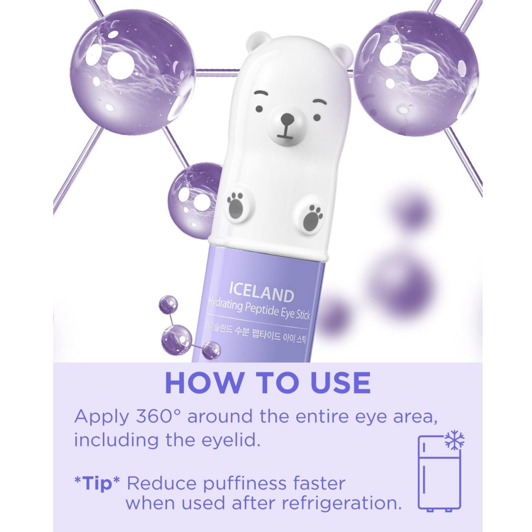 The Saem Iceland Hydrating Peptide Eye Stick – Multi-Use Peptide Moisture Balm 7g