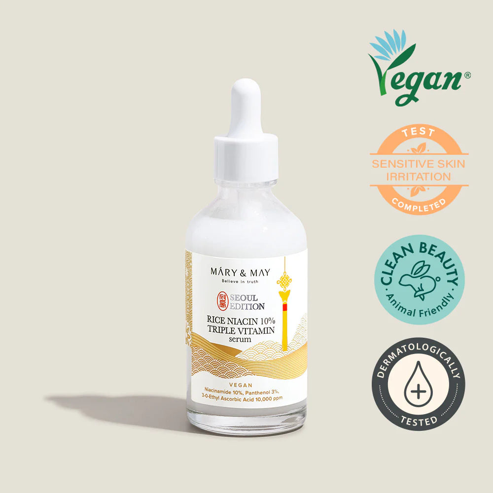 Mary & May Seoul Edition Rice Niacin 10% Triple Vitamin Serum 80ml