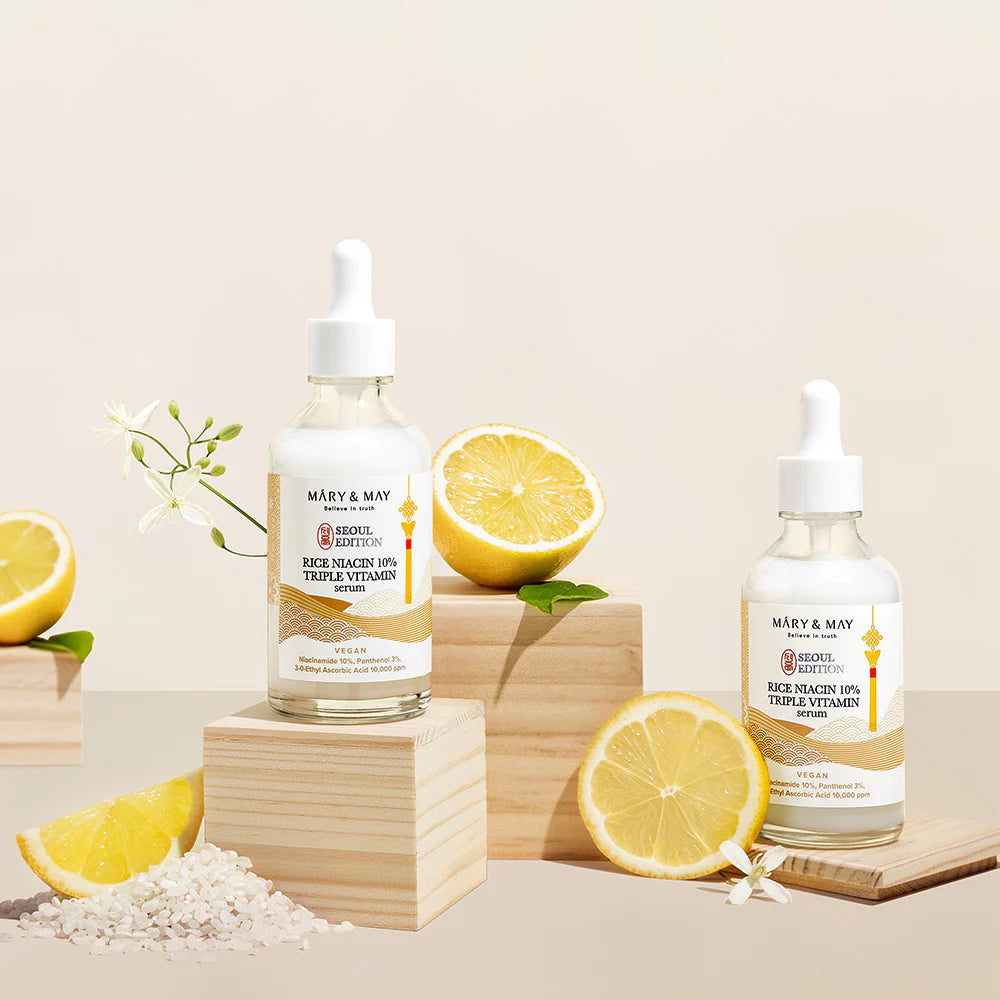 Mary & May Seoul Edition Rice Niacin 10% Triple Vitamin Serum 80ml