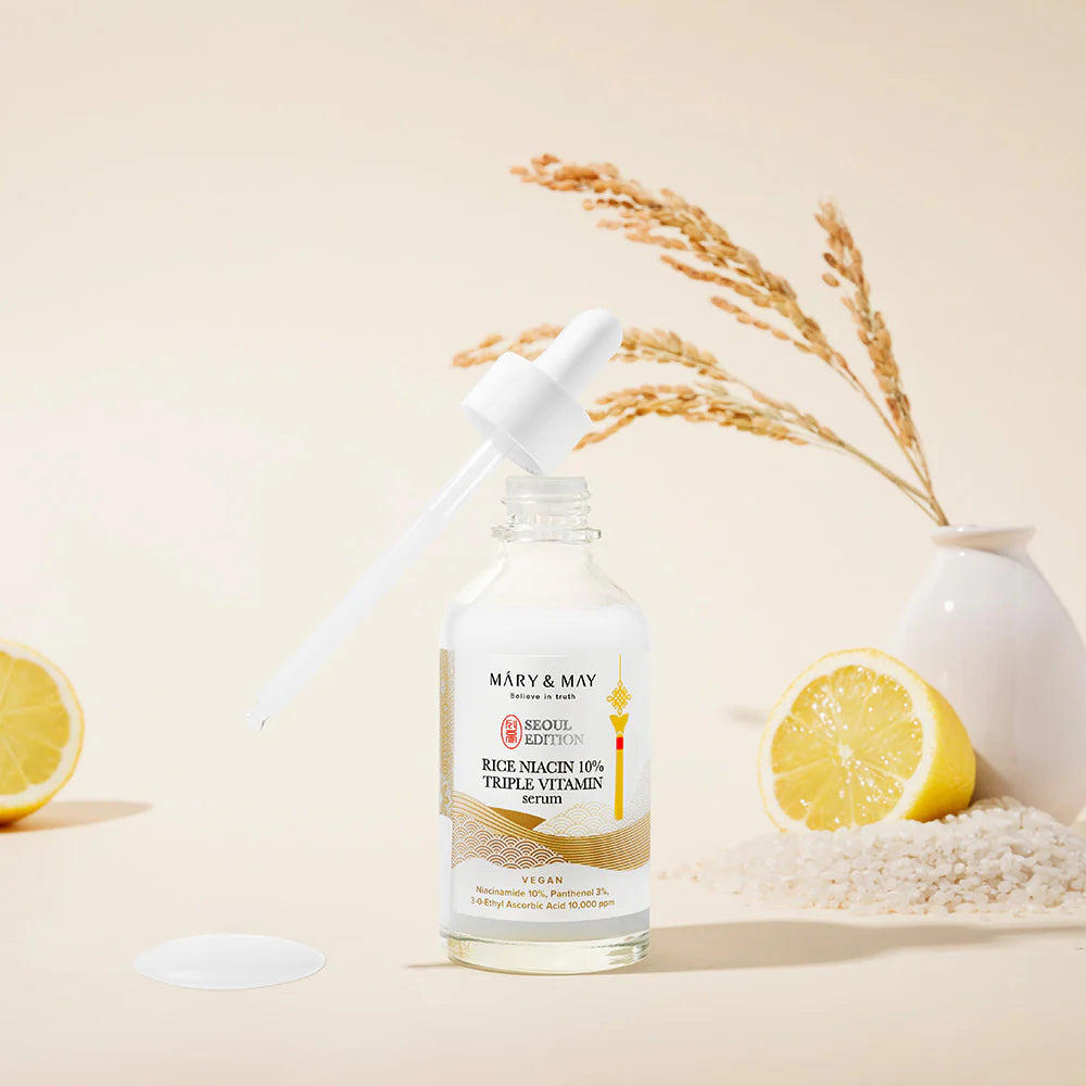 Mary & May Seoul Edition Rice Niacin 10% Triple Vitamin Serum 80ml
