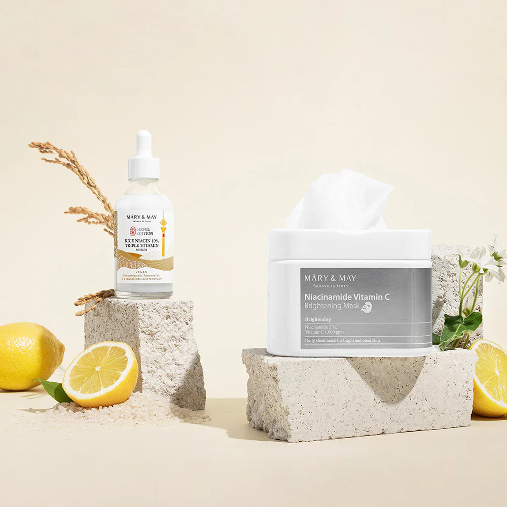Mary & May Seoul Edition Rice Niacin 10% Triple Vitamin Serum 80ml