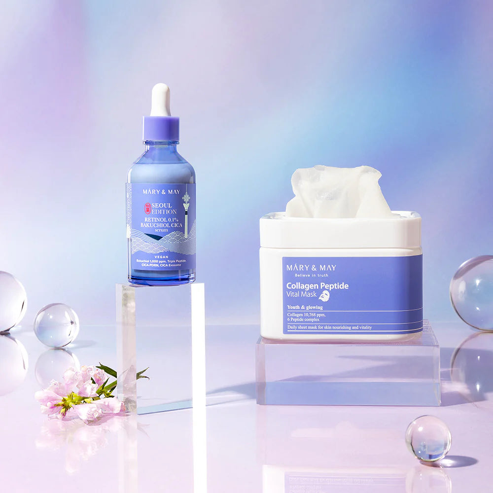 Mary & May Seoul Edition Retinol 0.1% Bakuchiol Cica PDRN Serum 80ml