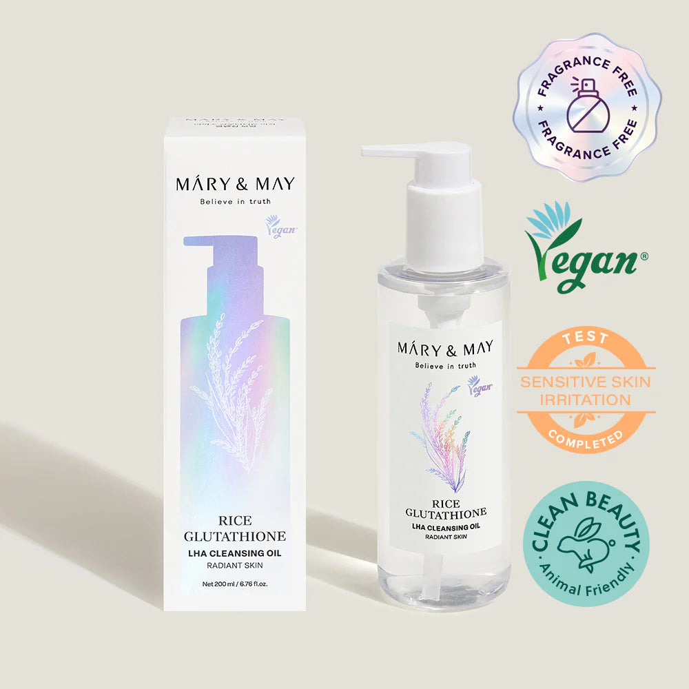 Mary & May Rice Glutathione LHA Cleansing Oil 200ml