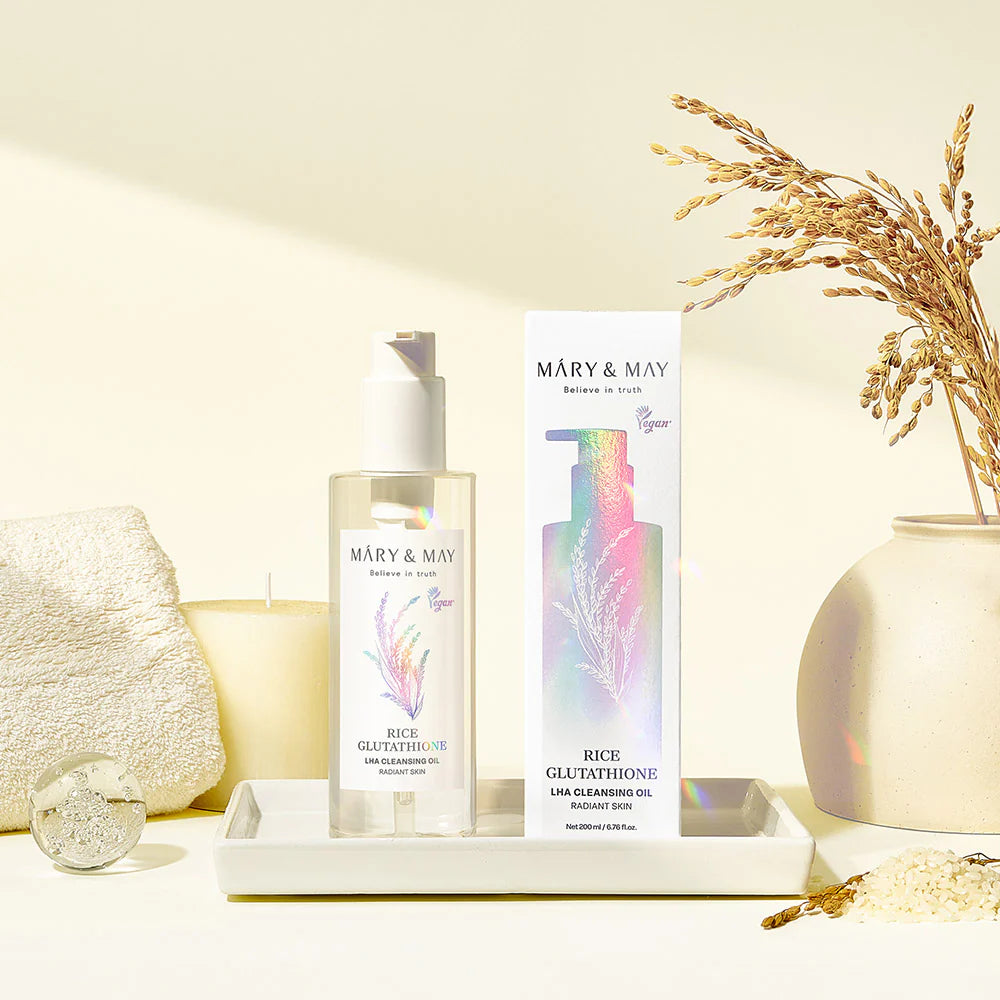 Mary & May Rice Glutathione LHA Cleansing Oil 200ml