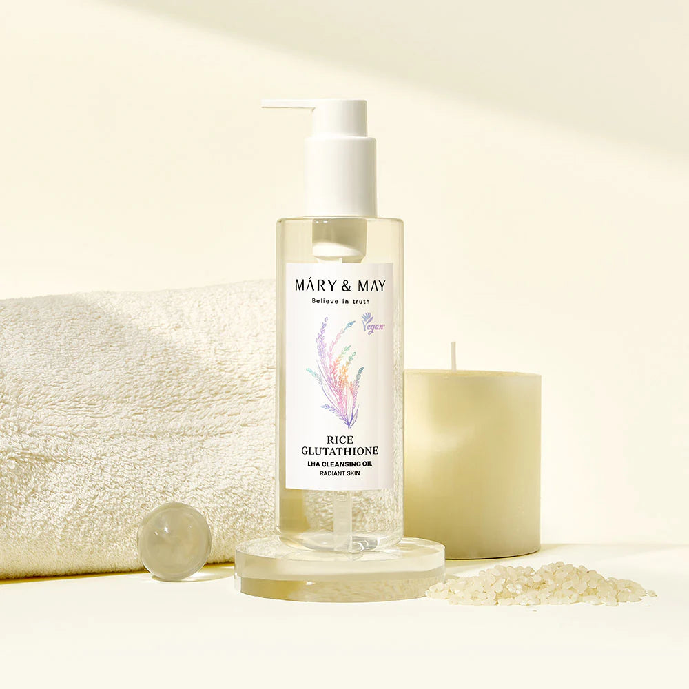 Mary & May Rice Glutathione LHA Cleansing Oil 200ml