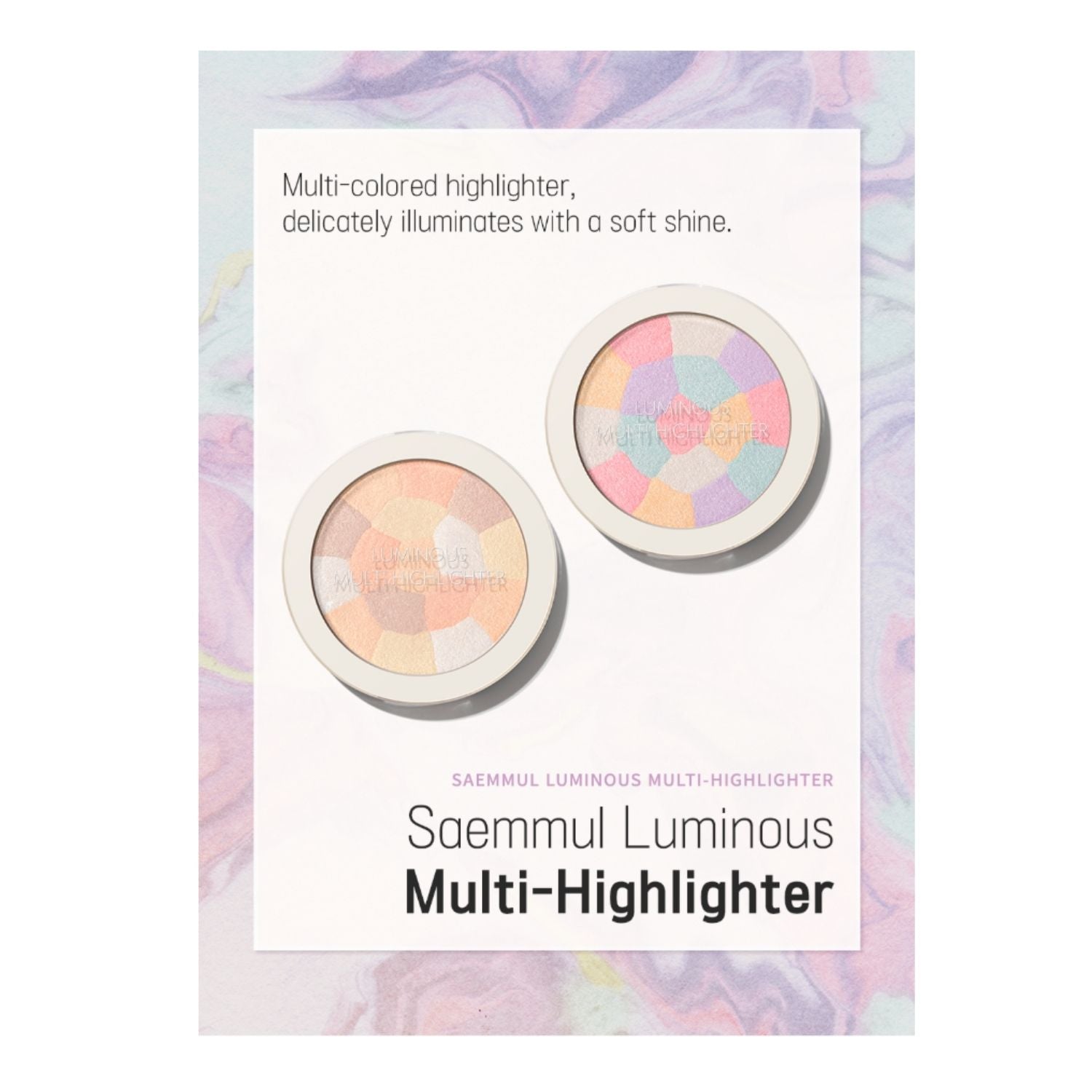 The Saem Saemmul Luminous Multi Highlighter – Radiant Multi-Tone Glow Palette 8g
