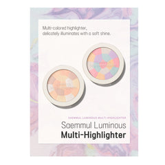 The Saem Saemmul Luminous Multi Highlighter – Radiant Multi-Tone Glow Palette 8g