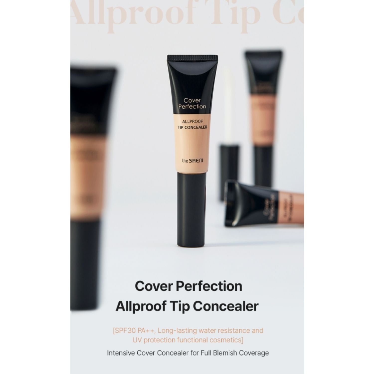 The Saem Cover Perfection Allproof Tip Concealer – Full Coverage SPF28