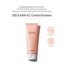 The Saem See & Saw A.C Control Emulsion – Lightweight Moisturizer for Acne-Prone Skin