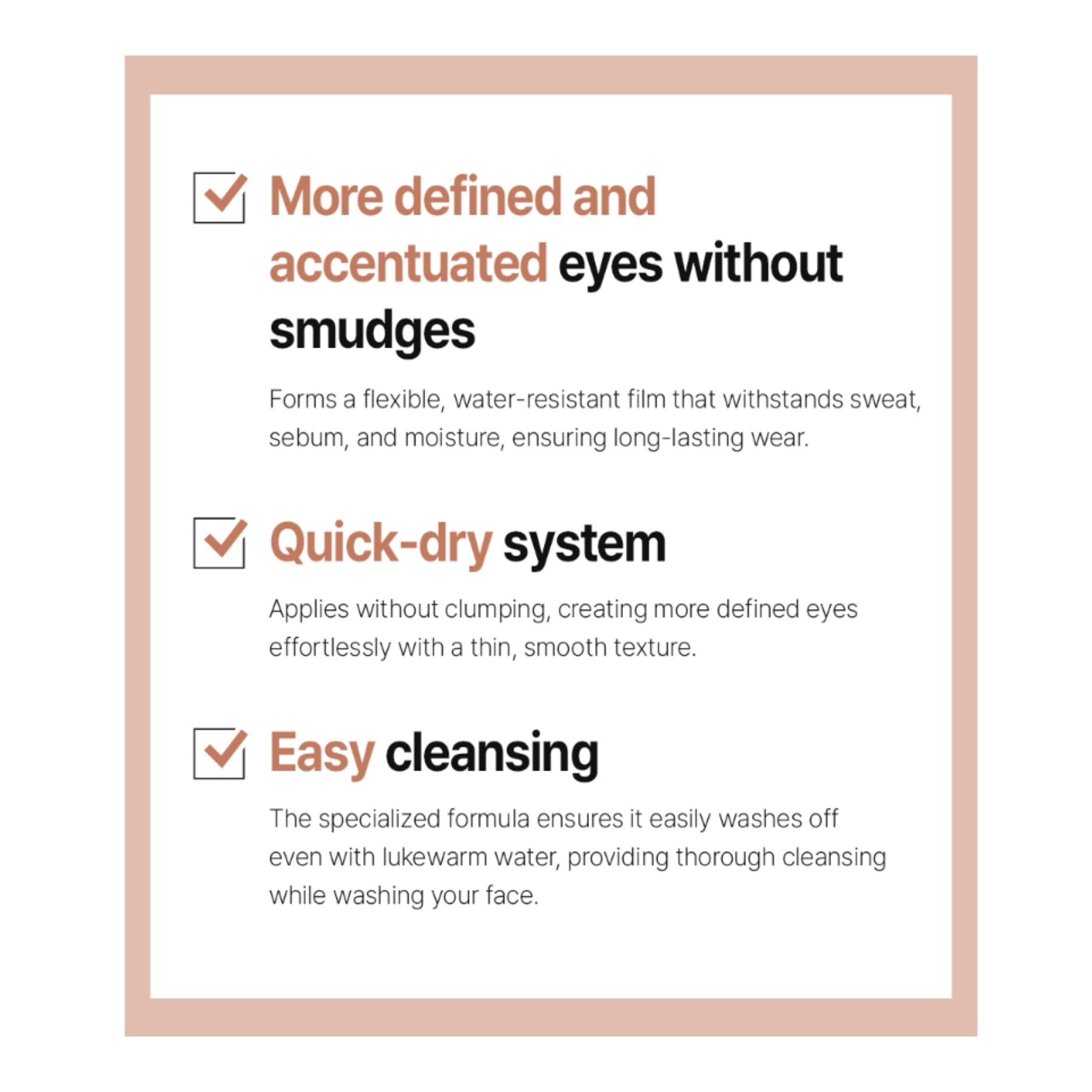 The Saem Saemmul Waterproof Liquid Eyeliner – Deep Black 5g