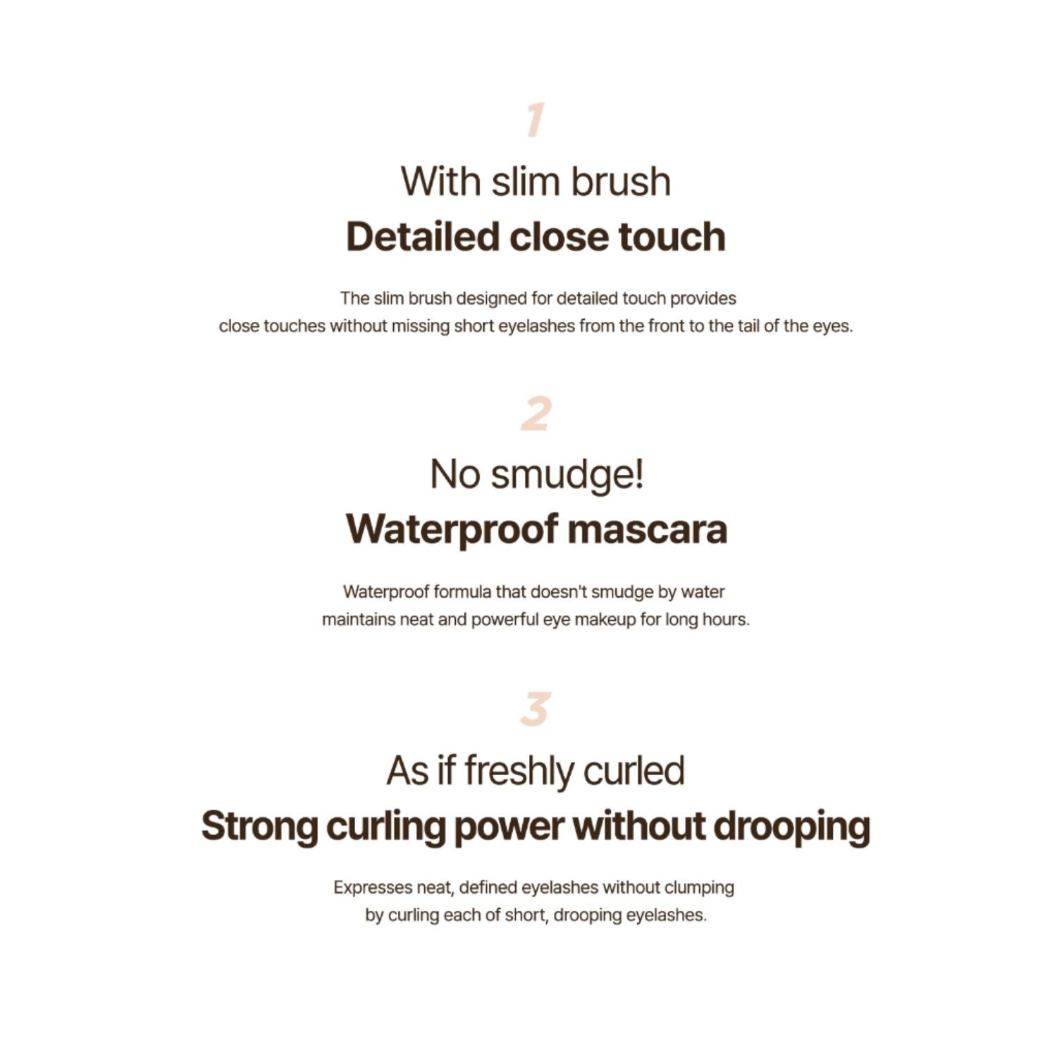 The Saem Studio Slim Fit Mascara 01 Tension Curling – Vegan Length & Curl Mascara 7g