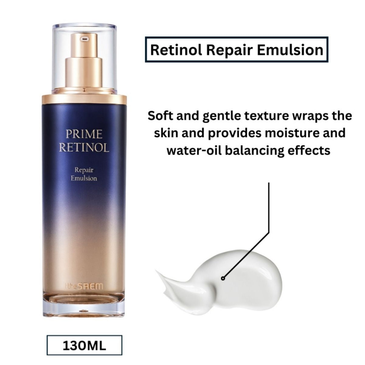 The Saem Prime Retinol 3-Piece Anti-Aging Set with Retinol & Bakuchiol