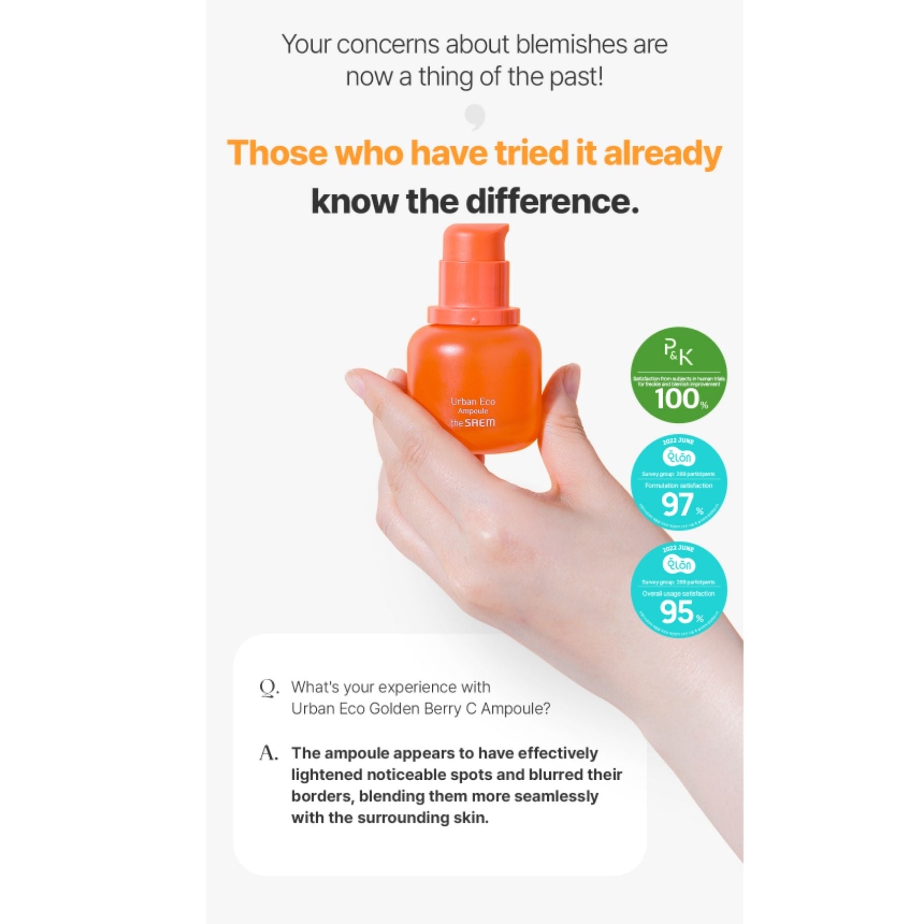 The Saem Urban Eco Golden Berry C Ampoule – Vitamin C Brightening Serum 50ml