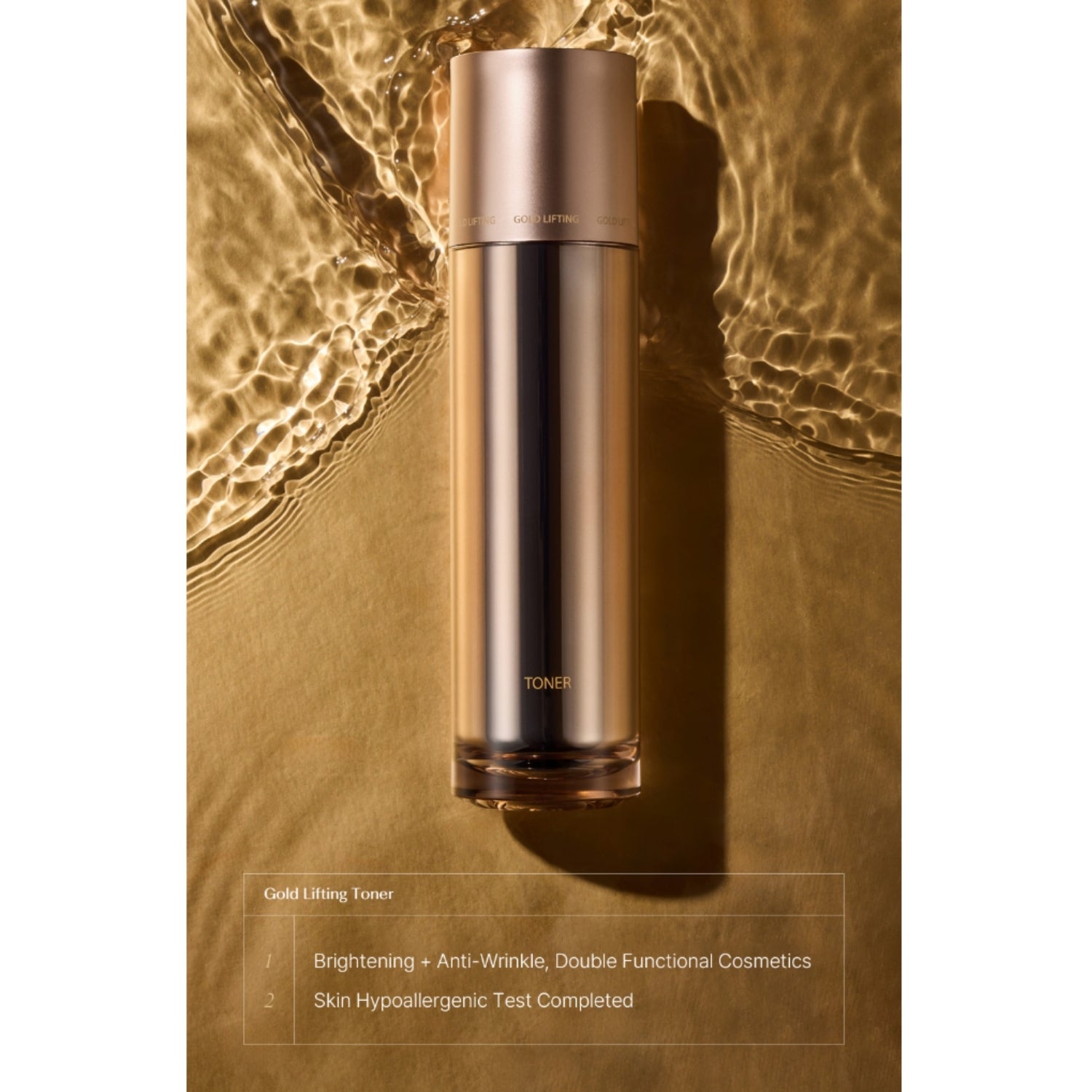 The Saem Gold Lifting Toner – Firming & Radiance-Boosting Treatment