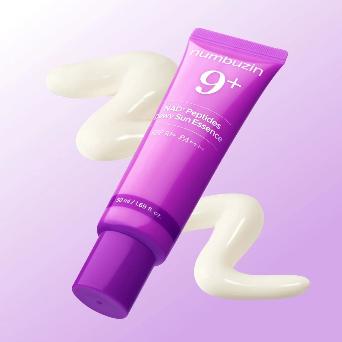 Numbuzin No.9 NAD+ 9 Peptides Dewy Sun Essence SPF50+ PA++++, 50 ml - Numbuzin K-Beauty view 3